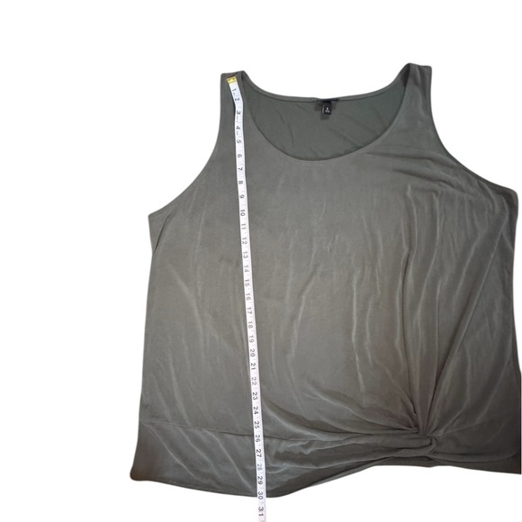 TORRID Olive Green knot  Tank Top 5 WT33 - Picture 5 of 5